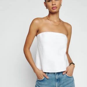 Reformation Linen Spritz Top